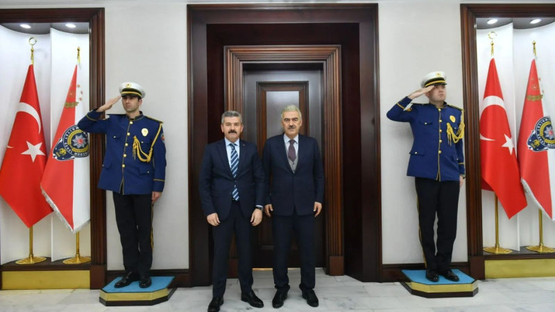 Uşak Valisinden, Emniyet Genel Müdürü’ne Ziyaret 